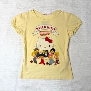 Sanrio Hello Kitty graphic ring around the rosie tee